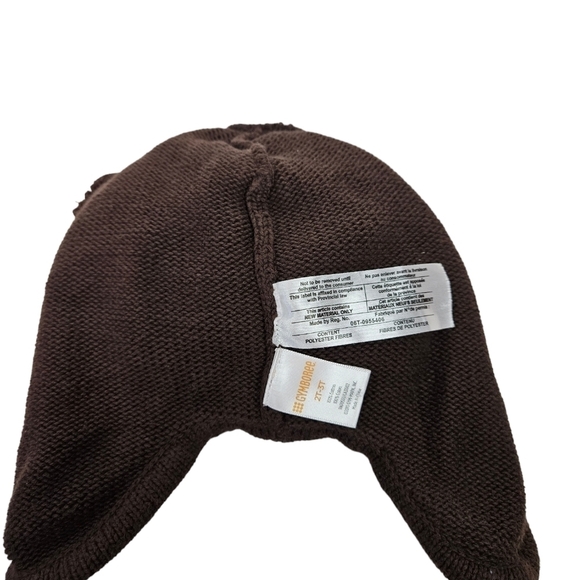 Gymboree Brown Knit 3D Moose Trapper Hat Size 2T to 3T Unisex Toddler H74 - Picture 3 of 5